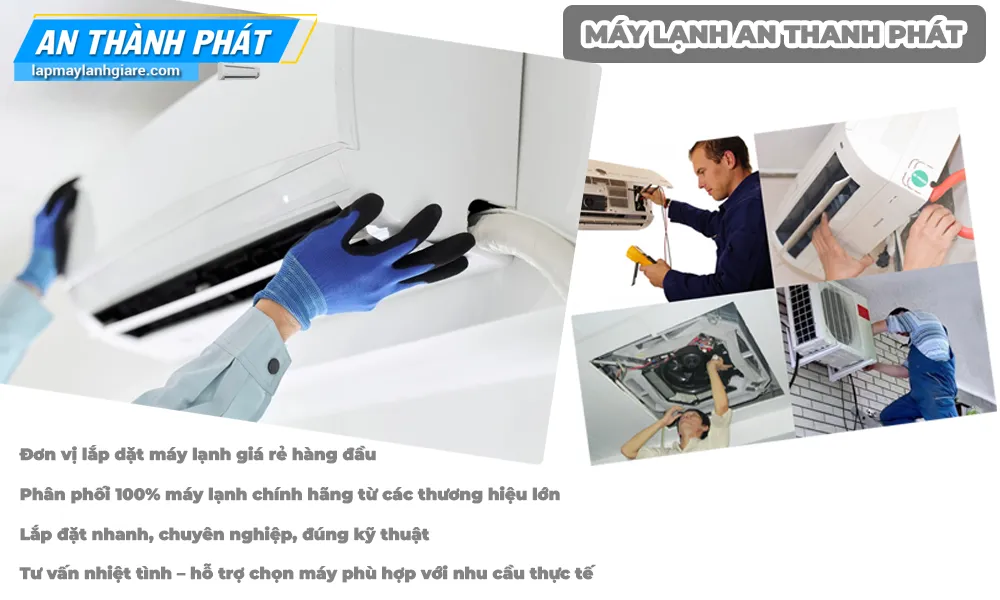 Chúng tôi máy lanh An Thành Phát là đơn vị lắp dặt máy lanh giá tốt nhất và lắp dặt nhanh chóng tốt nhất hồ chí minh 