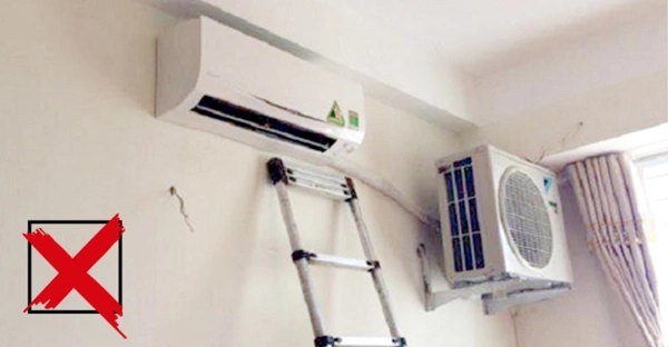 Lắp máy Lạnh Không Đúng Vị Trí Lý Tưởng